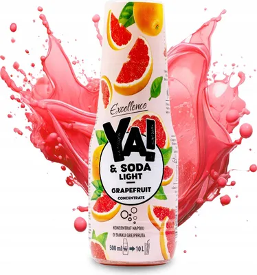 Produktbild von YA!&SODA LIGHT Grapefruit-Getränkekonzentrat 500 ml