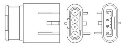 Produktbild von MAGNETI MARELLI Lambdasonde für FIAT 500 (312) Beheizt 720mm 466016355160