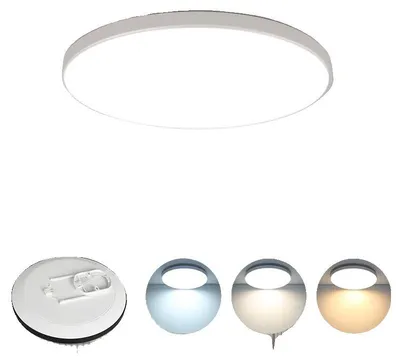 Productafbeelding van Plafondlamp, afstandsbediening, dimbaar RGB-licht, 40W, 3 kleurinstellingen