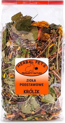 Produktbild von Kräuter für Haustiere - Grundkräuter für Kaninchen 125g