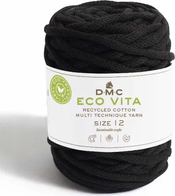 Produktbild von DMC Eco Vita-12 – recyceltes Baumwollgarn (4 mm) aus 80 % Baumwolle & 20 % Polyester (Color 2)