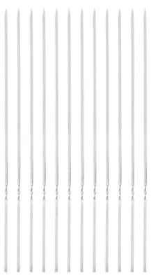 Immagine prodotto di Solidchoice - 12 spiedini in acciaio inossidabile per barbecue