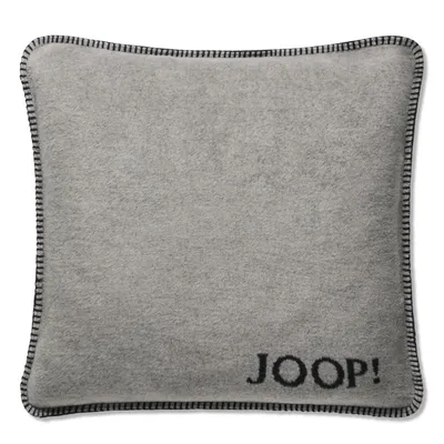 Produktbild von JOOP! Kissen Uni-Doubleface Kissen mit Füllung Ash-Anthrazit 50 x 50cm