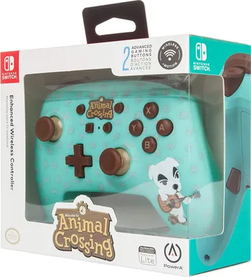A Nintendo Switch controller in its packaging.