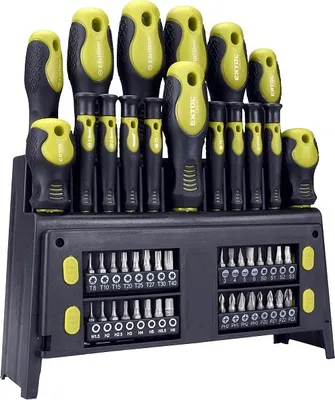 Produktbild von Schraubendreher mit Spitzen Extol Craft (53146) Set 49-tlg., CrV