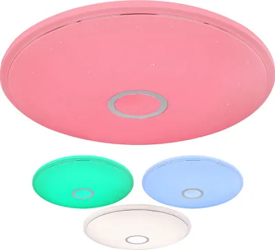 Produktbild von RGB LED Deckenlampe, App- und Sprachsteuerung, 68 cm