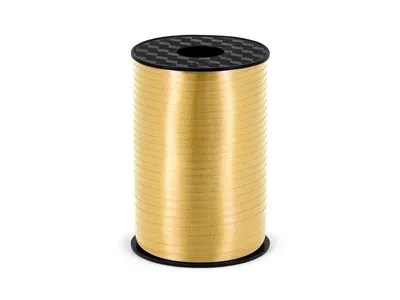 Zdjęcie produktu dla Wstążka plastikowa złota 5mmx225m