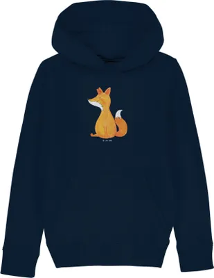 Produktbild von Mr. & Mrs. Panda Kinderpullover Einhorn Wunsch 7-8 Jahre (122/128) - French Navy - Geschenk, Hoodie, Einhörner, Unicorns, Pulli, Sweatshirt, Unicorn, Fuchs, Sweater