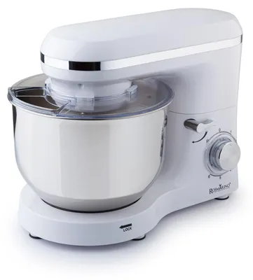 Produktbild von Küchenmaschine Infinity PRO 1400 W 5.5 L Edelstahlschüssel 3 Aufsätze 6 Geschwindigkeiten Neigbarer Kopf
