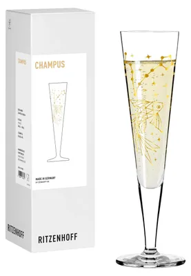 Produktbild von Ritzenhoff Astro Champagnerglas Sternzeichen Fisch 205 ml Kristallglas