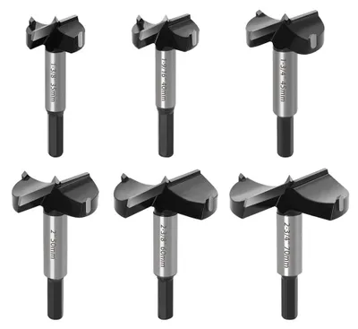 Immagine prodotto di Solidchoice - Set di punte da trapano Forstner con punta di centraggio per lavorazione del legno