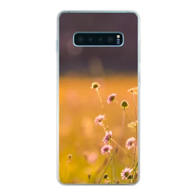 Produktbild von MuchoWow® Handyhülle Schutzhülle Hülle für Samsung Galaxy S10 Lite Blumen - Hell - Rosa Silikon Softcase Handy Hülle - Schutz