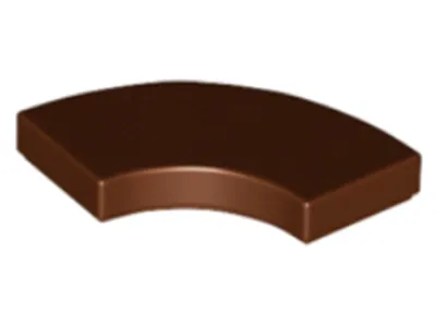 Immagine prodotto di Lego® 2x2 piastrelle angolo rotondo 27925 - 10 pezzi rosso-marrone