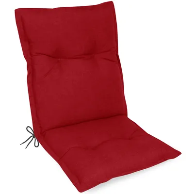 Produktbild von Herlag Niedriglehner-Stuhlauflage AVA Sun-Guard 103x50x9cm Rot Polster für Gartenstuhl extra dick UV- & Fleckschutz