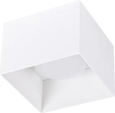 Image de Plafonnier SPOTI blanc GX53 1xGX53 10W aluminium 10x12x12cm Sollux Lighting