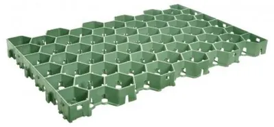 Produktbild von Rasenverstärkungsplatte. Grüne Farbe.