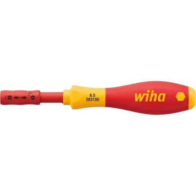 Produktbild von Bithalter SoftFinish electric slimVario VDE Gesamt-L.160mm f.6mm slimBits WIHA