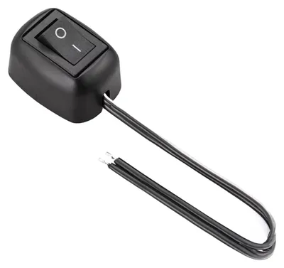 Produktbild von ProRide 12V Kfz-Schalter ON/OFF mit Anschlusskabel - 60 cm - Schwarz
