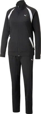 Zdjęcie produktu dla Puma Classic Tricot Tracksuit Women, Kolor:Czarny, Rozmiar:L