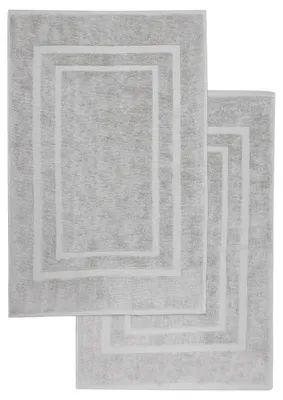 Produktbild von Badematte 800gsm Silber grau 50 X 80 CM (2er Pack)