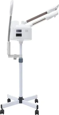 Produktbild von Gesichtsdampfer - 3-in-1 Ozon - Tragbar - Spa/Salon & Zuhause - Gesichtssauna - Hautpflege - Weiß