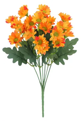 Produktbild von 1/5/10/20/25 Stück künstliche Blumen, 7 Zweige, UV-beständig, künstliche Blumen, Tischdekoration für Zuhause, Hochzeiten, Partys, drinnen und draußen, künstliche Blütendekoration B