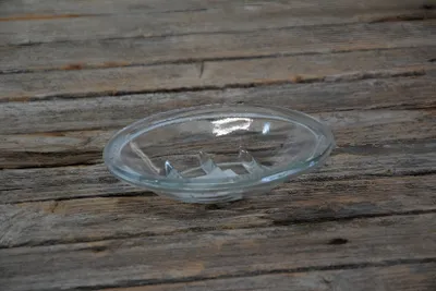 Produktbild von Seifenschale oval Glas Landhausstil