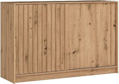 Produktbild von Kommode ROYAL 150 cm Sideboard Schiebetüren Wotan+ Wotan Lamellen