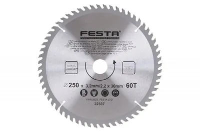 Produktbild von Kreissägeblatt für Holz TCT 250mm/3. 2/30/60