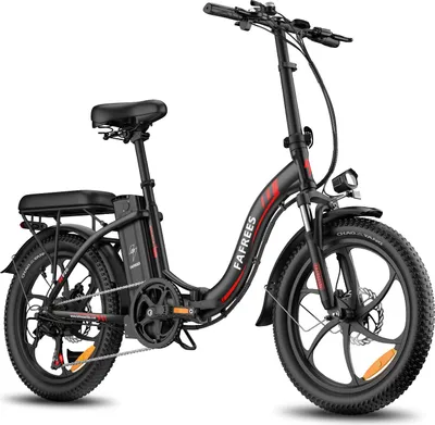 Image de FAFREES F20 Vélo Électrique - Moteur 250W Batterie 36V18Ah 20'' Freins Mécaniques - Noir