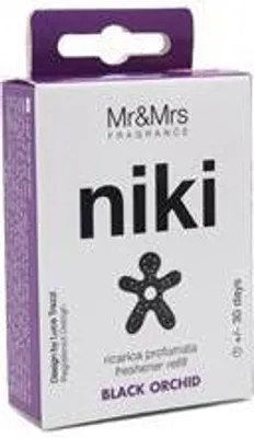Produktbild von Mr&Mrs Niki Auto Lufterfrischer Nachfüllpackung JRNIKIBX004V00 Nachfüllpackung für Autoduft, Schwarze Orchidee, Schwarz