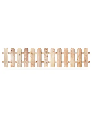Produktbild von Woodino - Staketenzaun 180 x 40 cm Zaunlatte Gartenzaun aus Lärche, Holzzaun, Lattenzaun, Lärchenholz