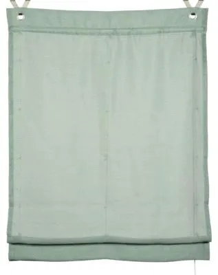 Produktbild von Gardinia Home Decor Zen Silence, Manuell, Slatted, Römischer Rollo, Hellgrün, Muster, Polyester