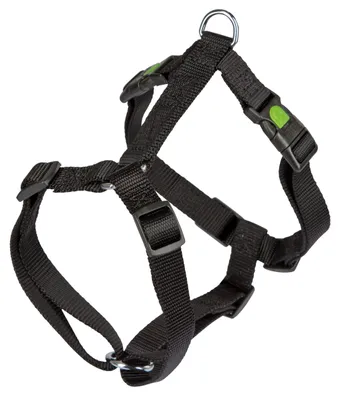 Produktbild von Kerbl Pet Geschirr Miami, schwarz 25 mm, 75-100 cm