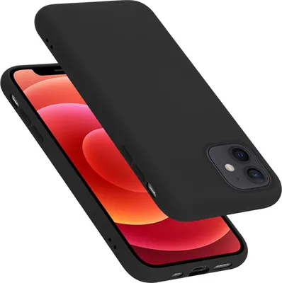 Immagine prodotto di Cadorabo custodia protettiva per Apple iPhone 12 MINI custodia in nero telefono cellulare Custodia Cover TPU Etui