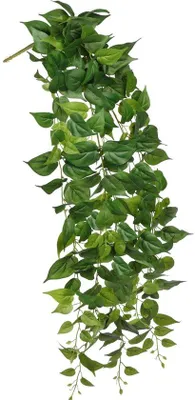 Immagine prodotto di Pianta artificiale rampicante con foglie verdi, 130 cm, ganci per appendere alla parete, feste, matrimoni, casa, giardino, decorazione murale