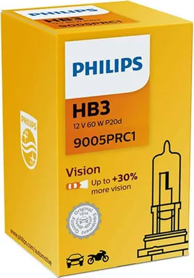Immagine prodotto di Lampadina PHILIPS 12V 60W P20d hb3