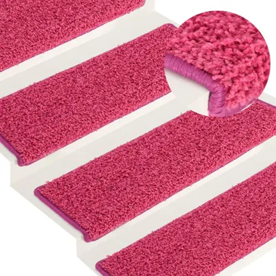 Zdjęcie produktu dla The Living Store Podkładki pod stopy 15 szt. 65x21x4 cm Różowe