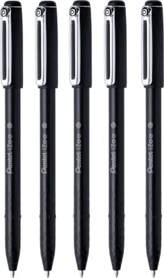 Produktbild von Pentel iZee Kugelschreiber Schwarz BX457-A 5x SET