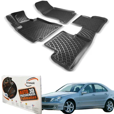 Produktbild von Trimak MERCEDES C-Klasse W203 (2000-2007)  Gummimatten Autofußmatten