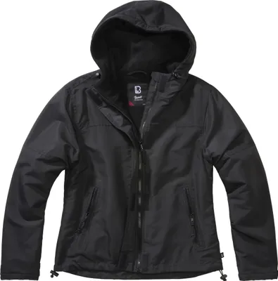 Produktbild von Brandit BD33113 | Ladies Windbreaker Frontzip Innentasche - Farbe: Black - Größe: XXL