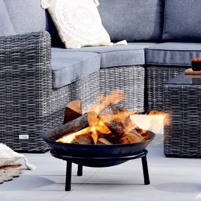 Image de ProGarden Bol de feu en fonte 50 cm