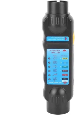 Zdjęcie produktu dla Tester naczepowy - 7-polowe Gniazdo z LED wskaźnikami dla 12V