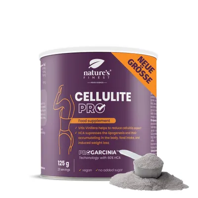 Produktbild von Cellulite PRO - Anti-Cellulite Pulver, Vegan & Glutenfrei - für Damen - Nature's Finest, 125 g