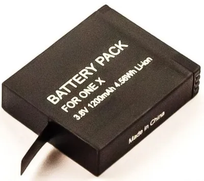 Zdjęcie produktu dla Akumulator do Insta360 One X, litowo-jonowy, 3,8 V, 1100 mAh, czarny