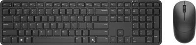 Obrázek produktu pro DELL Pro 5 KM526, Bezdrátový, RF bezdrátový, Plunger key switch, QWERTY, Černá, Obsahuje myš