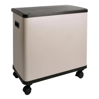 Produktbild von SVITA SR3X18 54L Sensor-Mülleimer 3 Fächer Mülltrennsystem Abfalleimer Stahl Taupe
