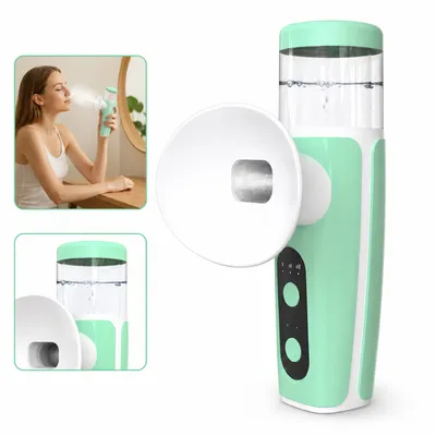 Produktbild von Augenmassagegerät mit Nano Sprühnebel, kabelloser Augendampfer wiederaufladbar, tragbarer Augenbefeuchter für Augenpflege & Entspannung