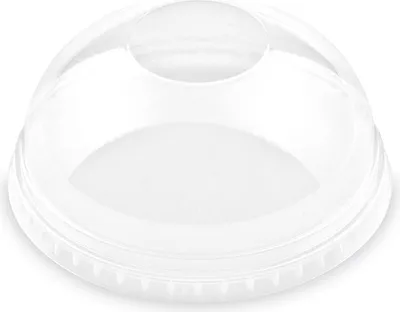 Immagine prodotto di 50x coperchi a cupola per tazze PET per bevande, frullati e dessert O95mm
