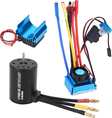 Produktbild von 3650 Motor 3100KvBrushless ESC Kühlkörper Set für 1/10 RC Auto Modell Zubehör(120A)